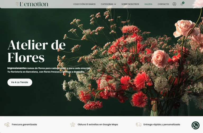 L'emotion Atelier | Online Flower Shop - Barcelona